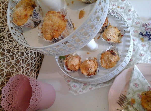 Roppanós sonkás-sajtos karfiol muffin5