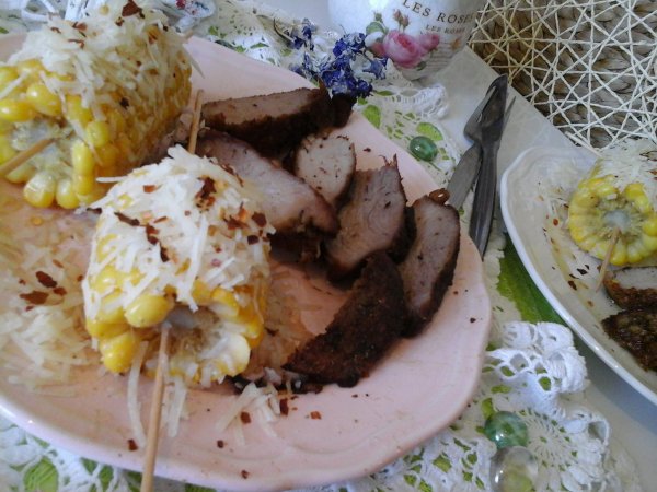 Kanadai sült pulyka steak – sajtos-chilis kukoricával4