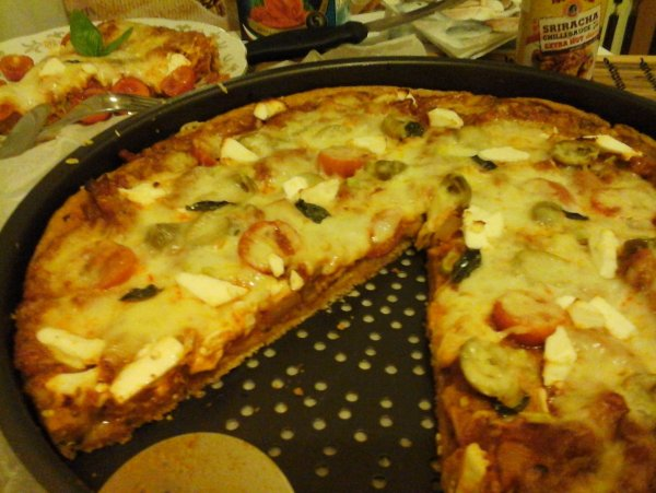 Mexikói taco húsos-dupla sajtos wellness pizza3