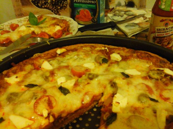 Mexikói taco húsos-dupla sajtos wellness pizza6