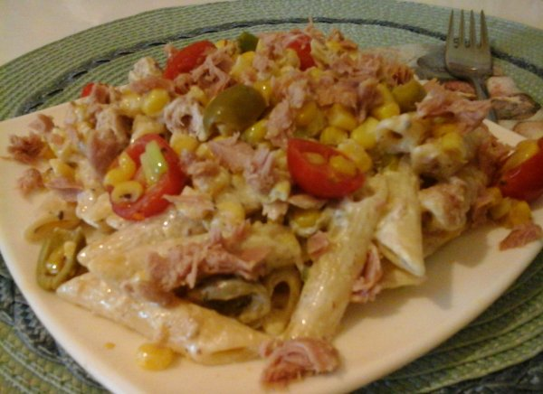 Spanyol tonhalas tésztasaláta2