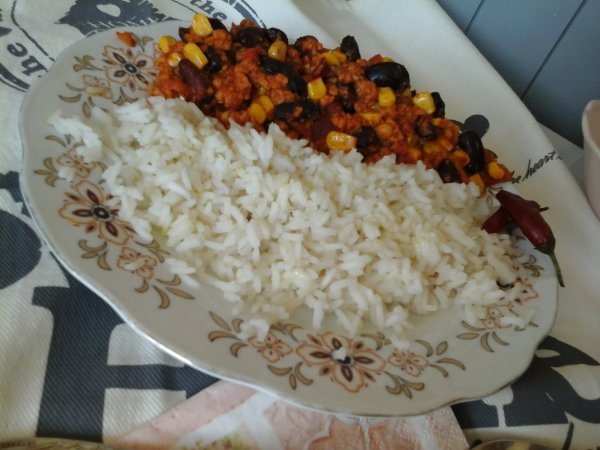 Mexikói chili con carne-Basmati rizzsel5