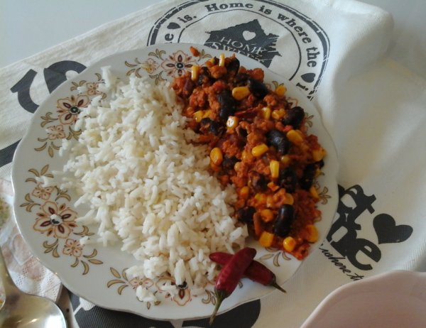 Mexikói Chili Con Carne Jázmin Rizzsel Mediterrán ételek és Egyéb Finomságok