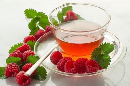 málnalevél tea
