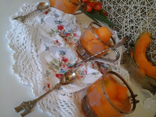 Sárgadinnye koktél