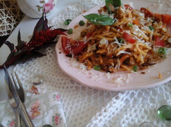 Pulyka húsos tejszínes-sajtos tészta6