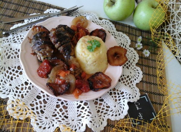 Almás-baconös sült kacsa ropogós 2