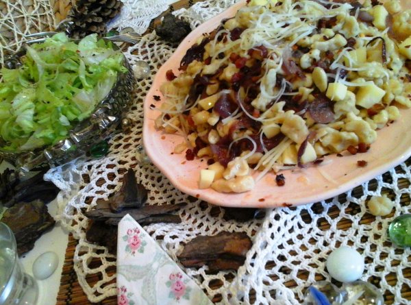 Dupla sajtos-baconös bajor spaetzle11