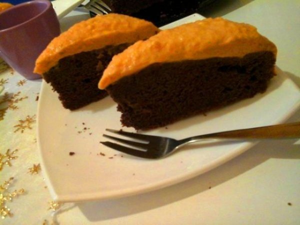 Csokoládés narancsos sütőtökös torta1