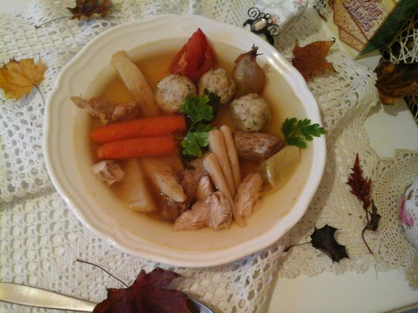 Zöldséges pulykanyakleves maceszgombóccal5