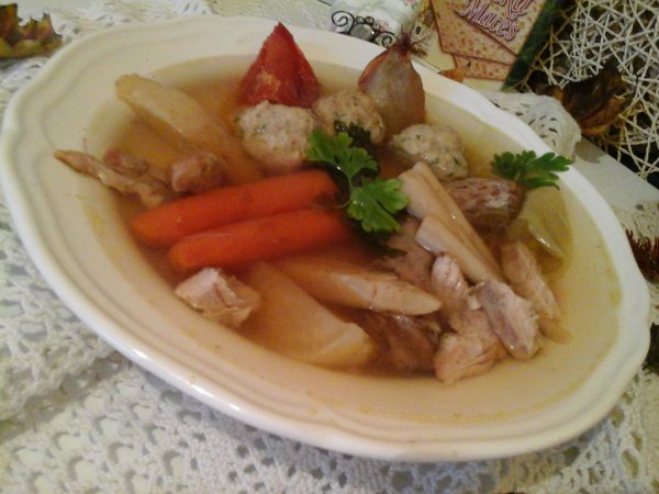 Zöldséges pulykanyakleves maceszgombóccal8