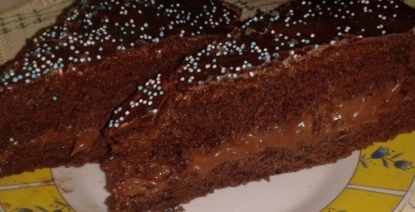 Csokoládés nutellás torta