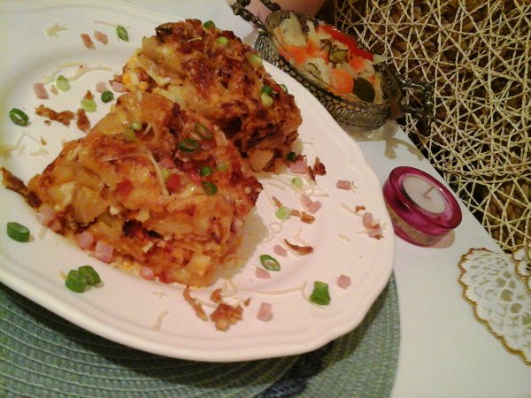 Selymesen krémes pikáns rakott burgonya9