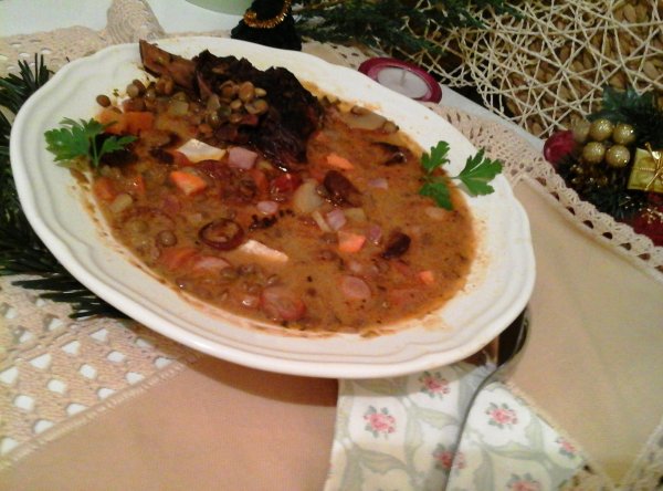 Tárkonyos parmezán sajtos lencseleves7