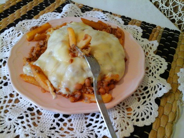 Sajtos-ropogós chilis sült krumpli