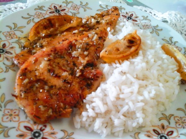 Citromos sült csirkemellfilé thai rizzsel4