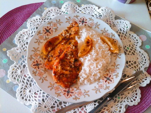 Citromos sült csirkemellfilé thai rizzsel6