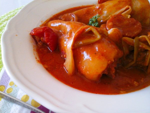 Töltött paprika és húsgombócok-paradicsommártással7