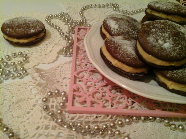 Whoopie pie sütiszendvics-karamellás mascarpone krémmel töltve9